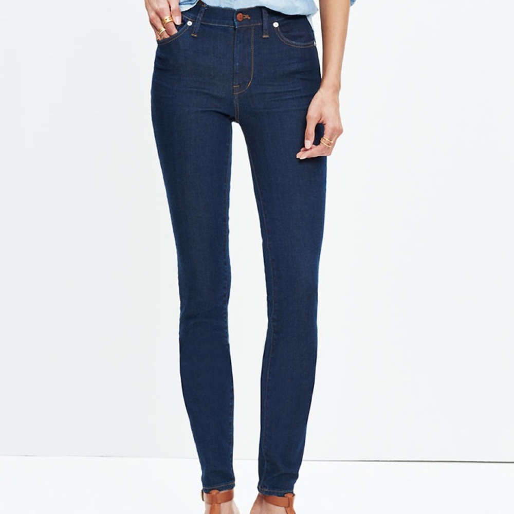 Madewell 9” High-Rise Skinny Jeans in Davis Wash